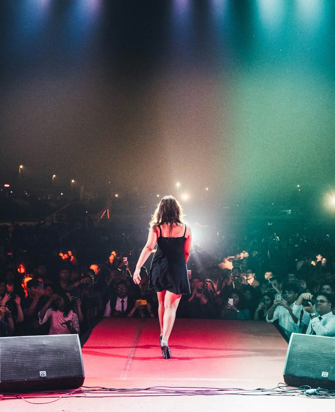 celebrity on stage